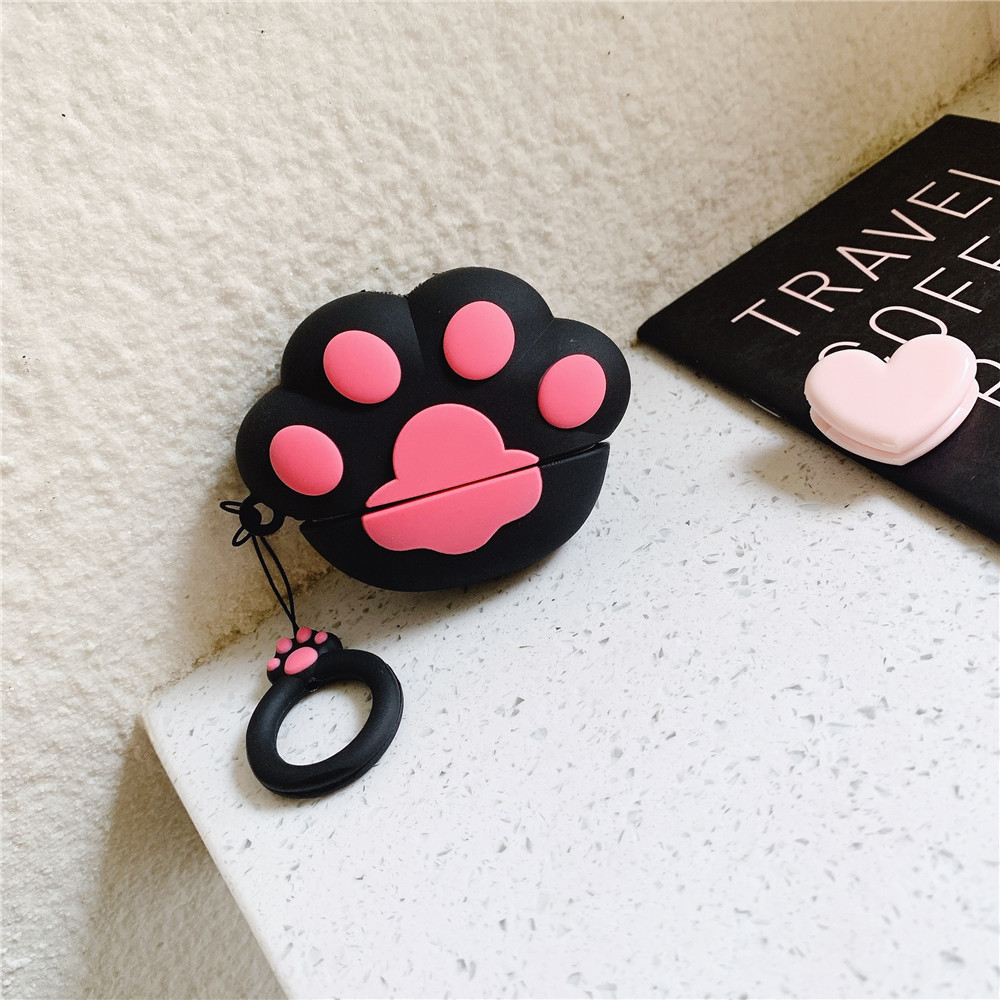 Simple Cute Paw Bluetooth Earphone Case