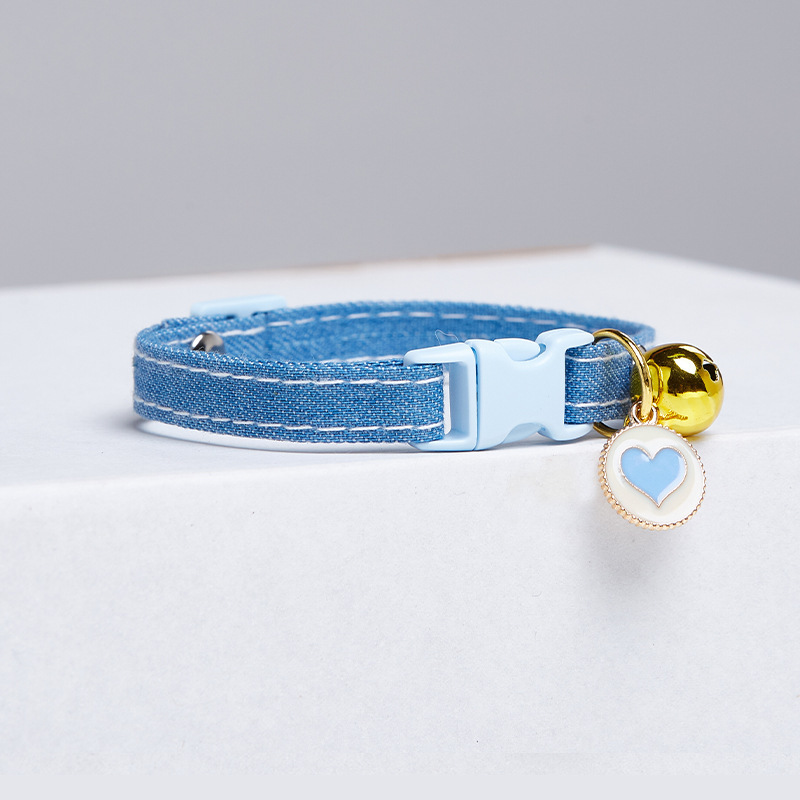 Cute Polka Dot Cat Bell Collar - Image 3