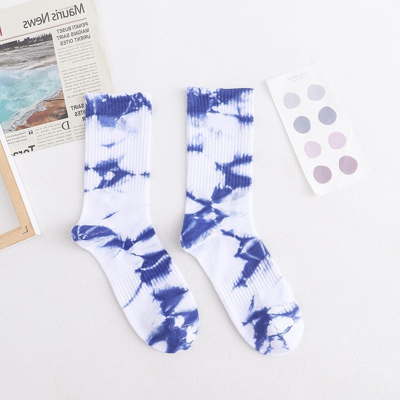 Trendy Tie Dye Socks For Women - Image 4