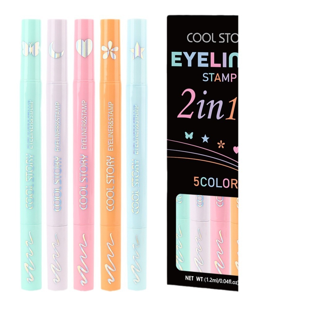 Quick-Drying Double-Headed Seal Color Eyeliner - Image 6