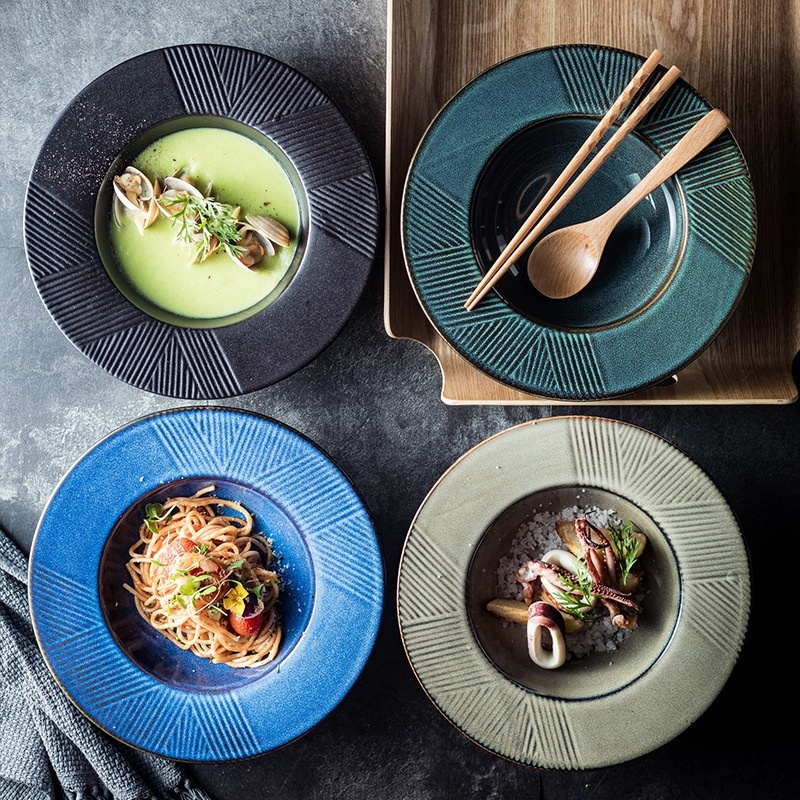 Table-Mounted Thick Soup Deep Plates - Image 4