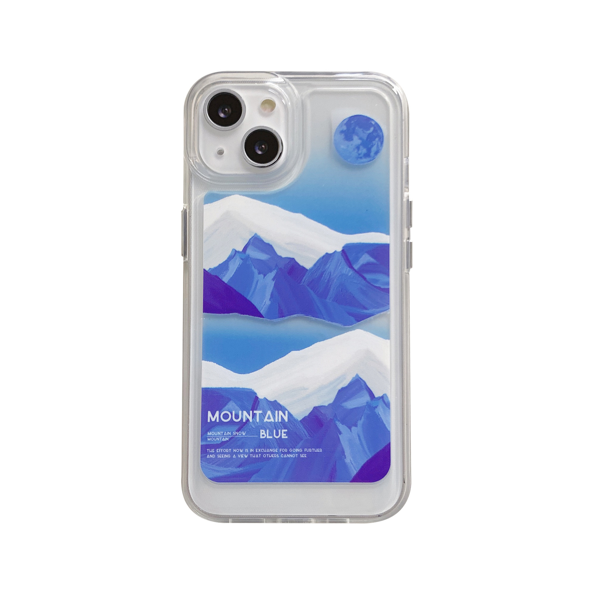 Silicone Transparent Cloud Moon Phone Case - Image 6