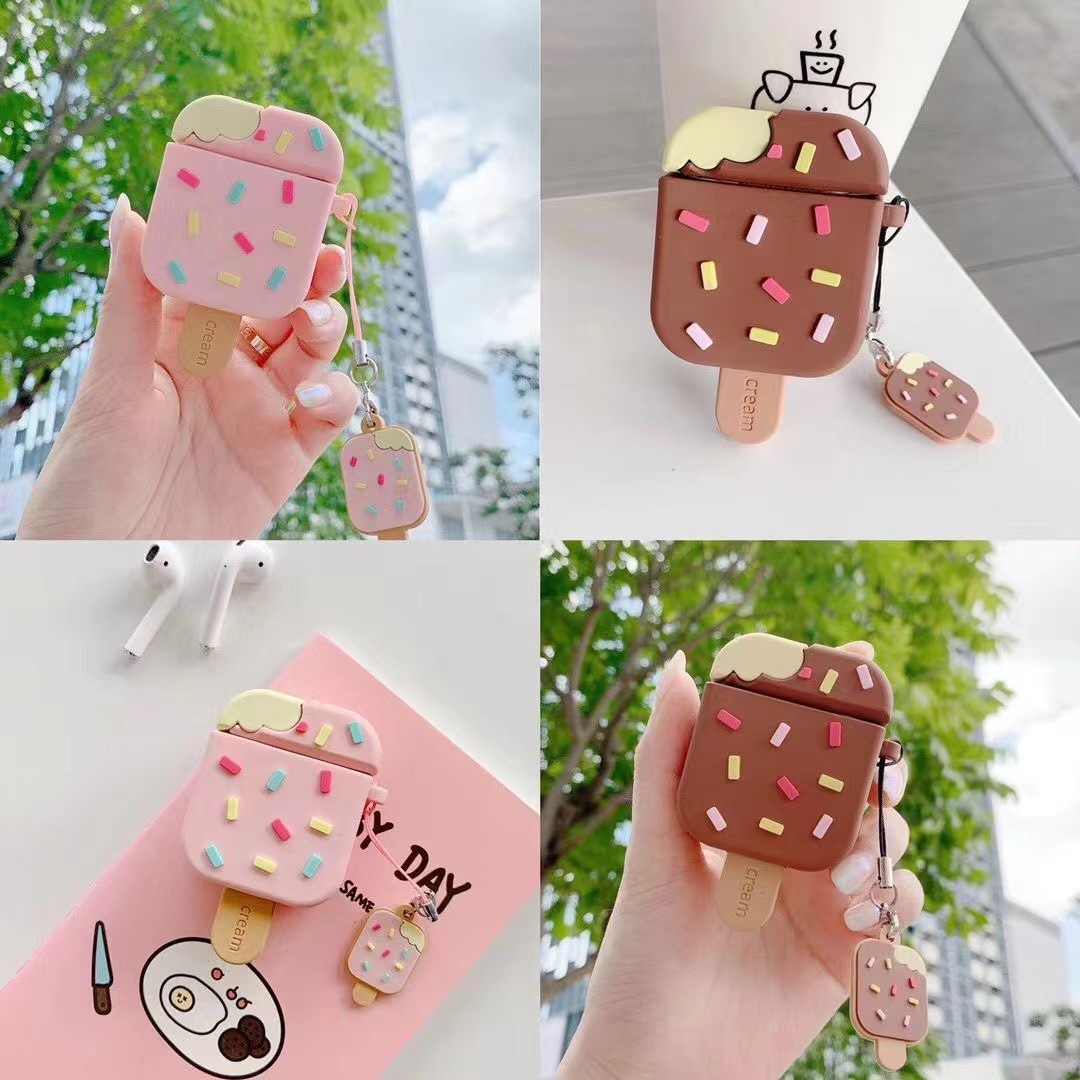 Creative Cream Ice Sucker Earphone Sleeve