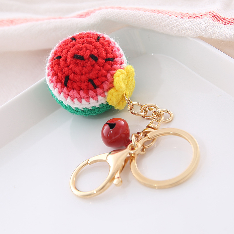 Creative Fruit Wool Ball Keychain - Image 9