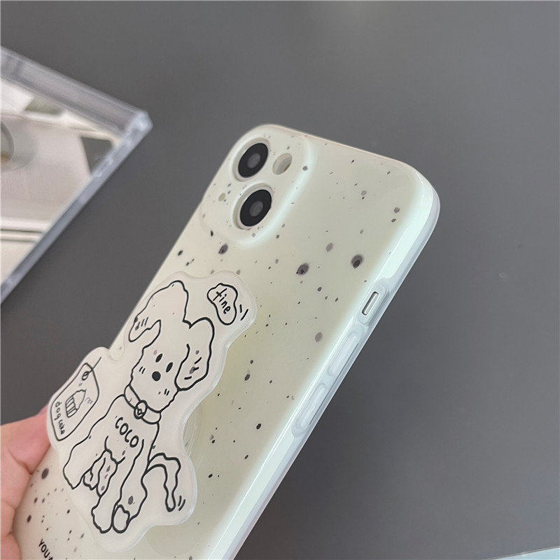 Small Inks Speckle Dog Phone Case - Image 5