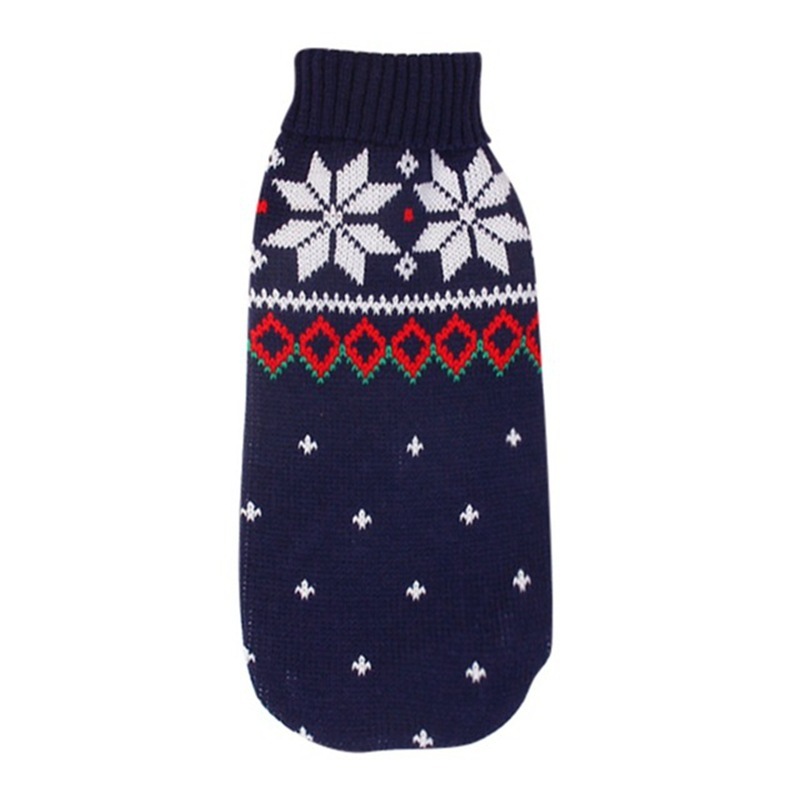 Christmas Turtleneck Dog Knitting Sweater - Image 6