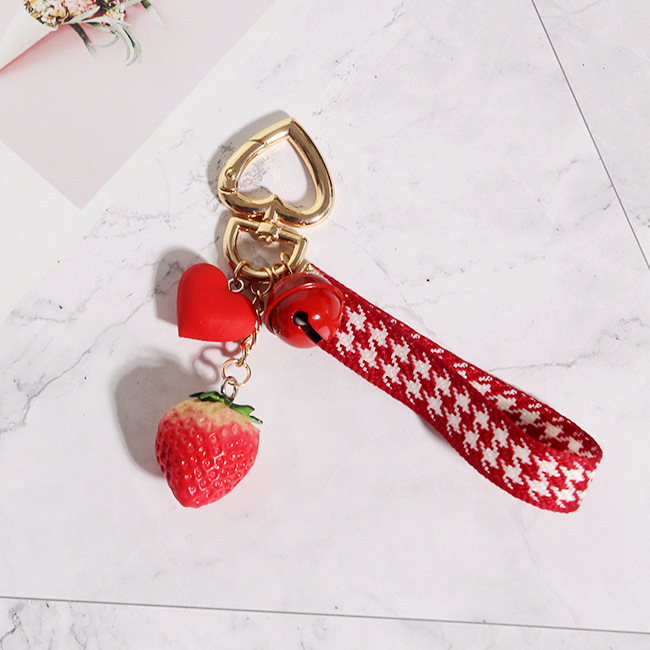 Sweet Strawberry Roasted Potato Keychain - Image 5