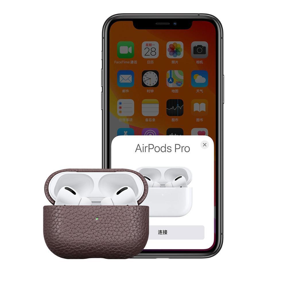 Portable Leather Litchi Pattern Earbuds Case - Image 8