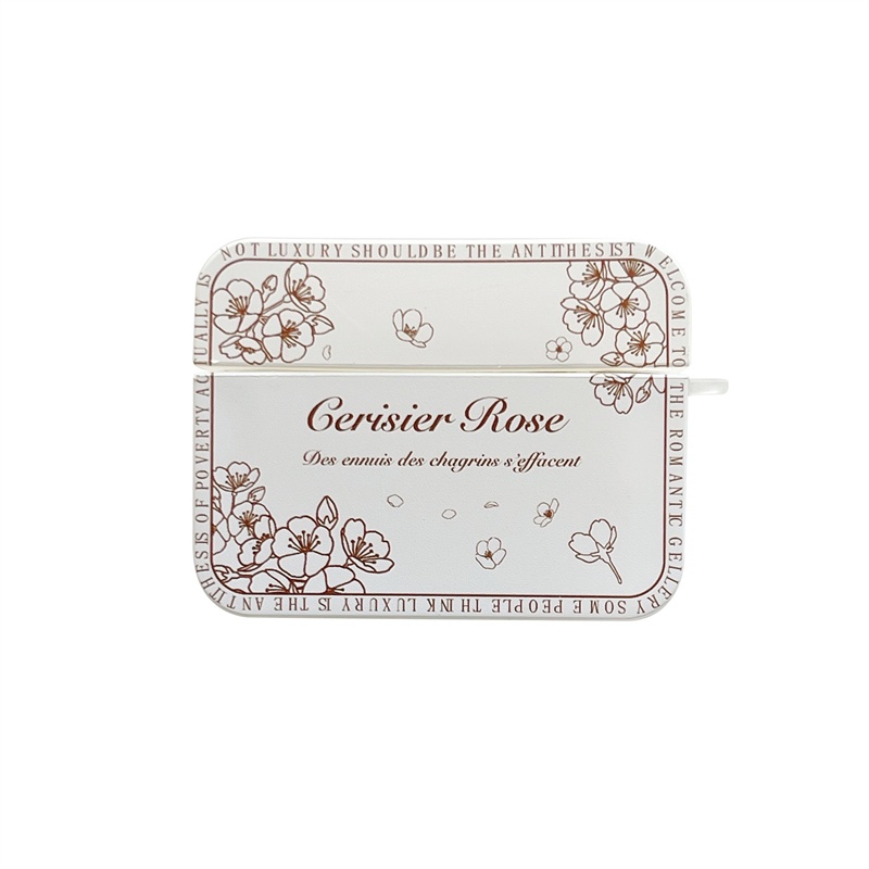 Vintage Lily Rose Flower Earphone Case - Image 3