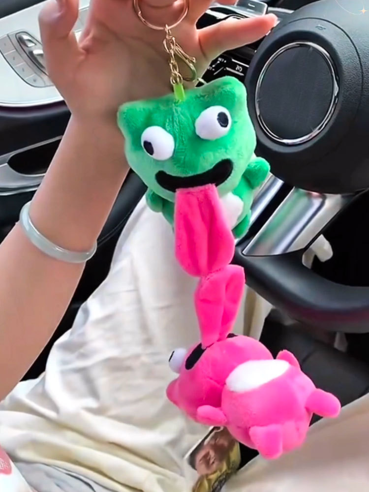 Magnetic Frog Tongue Kiss Keychain - Image 6