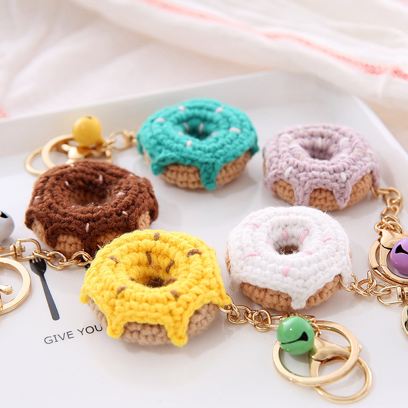Creative Fruit Wool Ball Keychain - Image 4