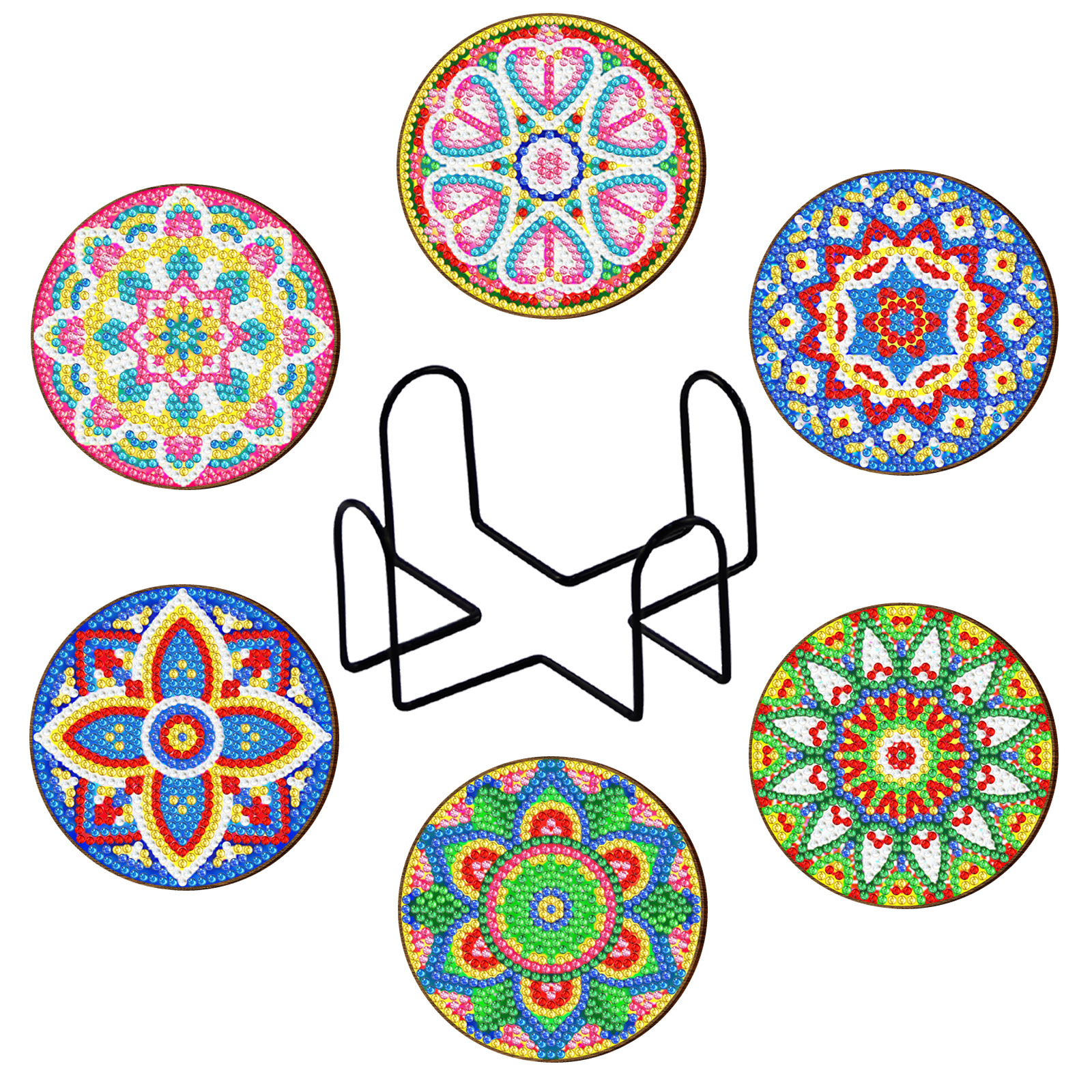DIY Coaster Diamond Painting Diy Mandala - Image 6