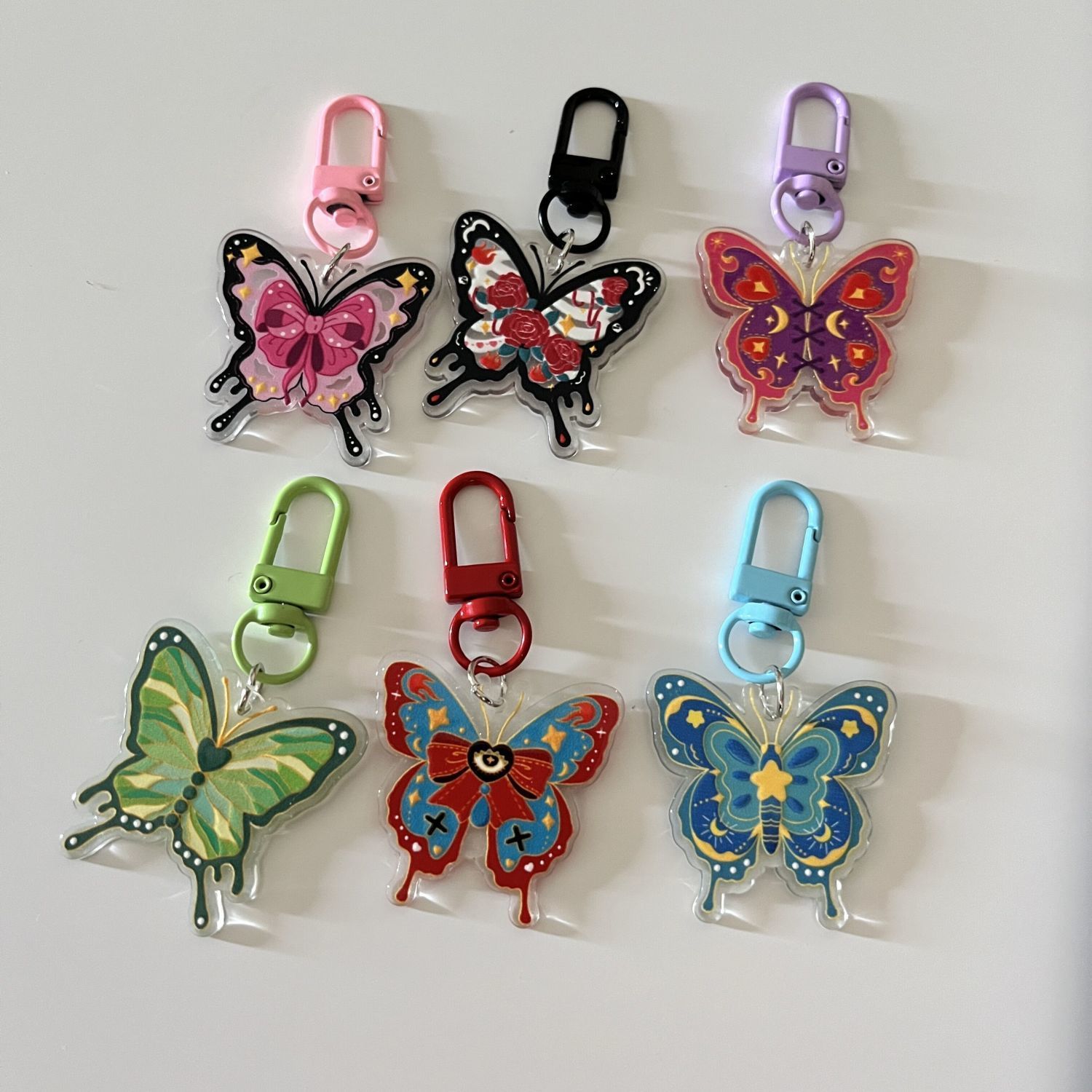 Double-sided Charm Girl Keychain