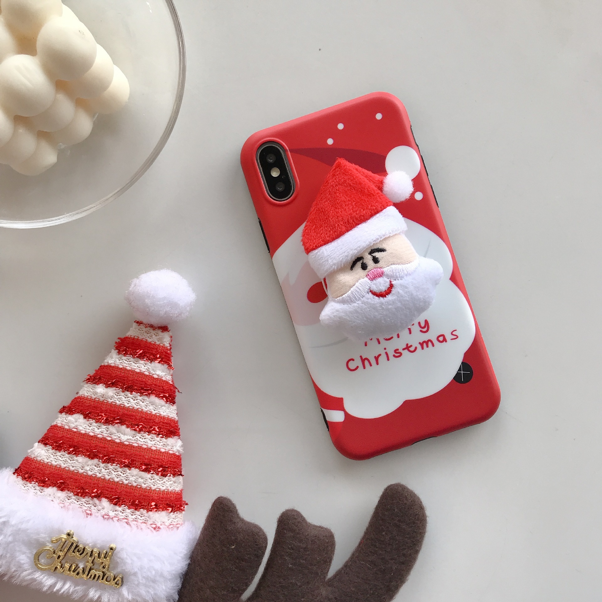 Snowman Elk's Christmas Mobile Phone Case - Image 2