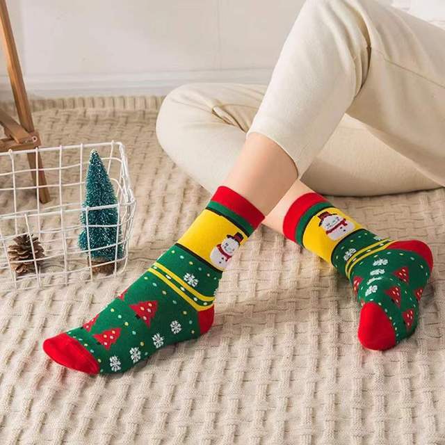 Women Casual Thickened Christmas Socks