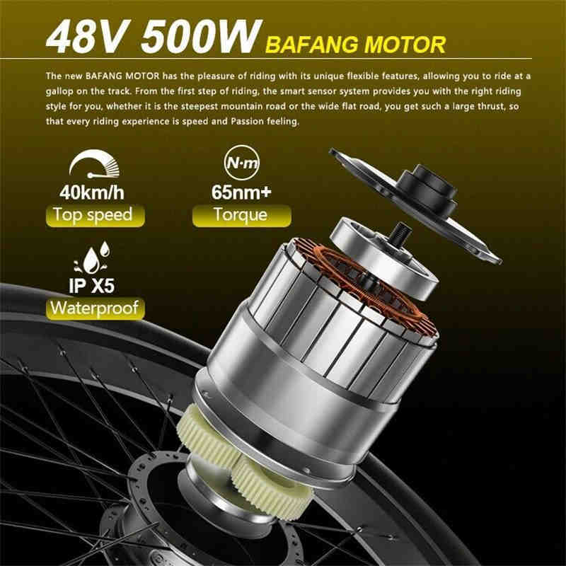 Red 500W Electric Ebike - Image 6