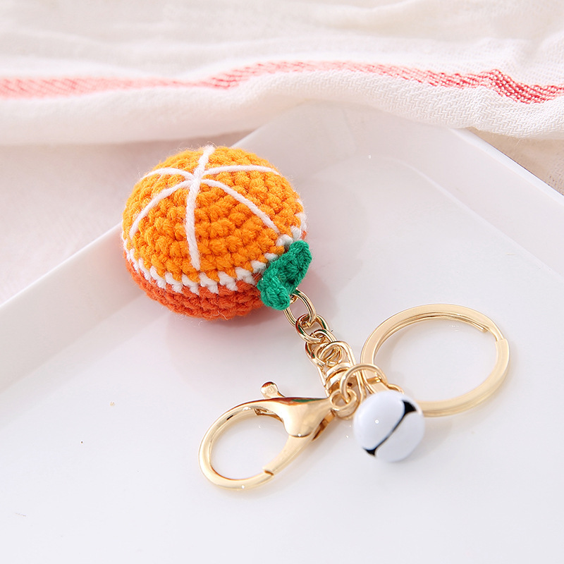 Creative Fruit Wool Ball Keychain - Image 5