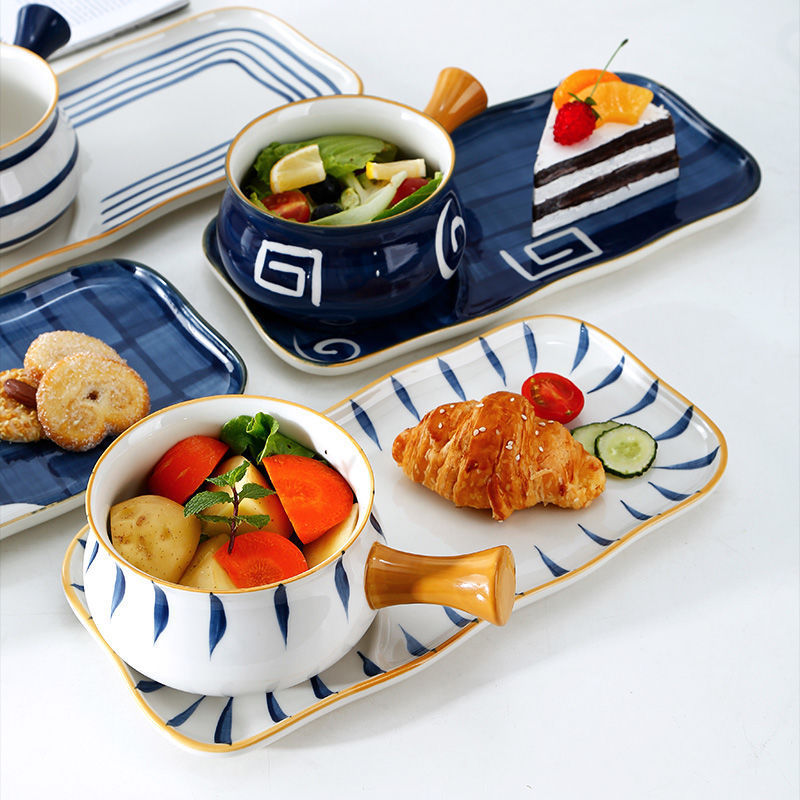 Nordic Breakfast Bowls and Plates Set
