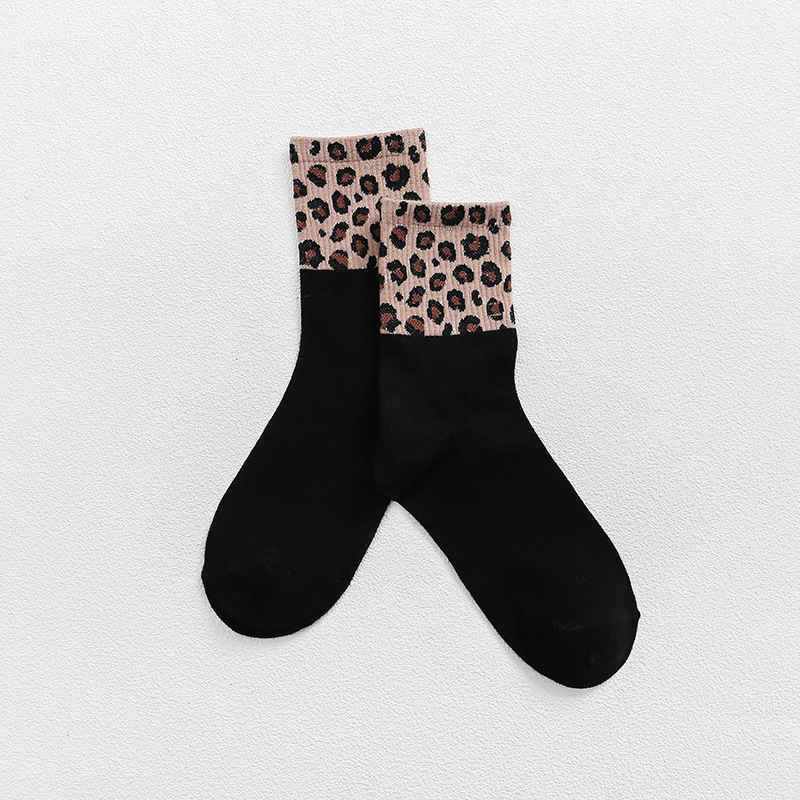 Mid-calf Leopard Print Socks For Women - Image 6
