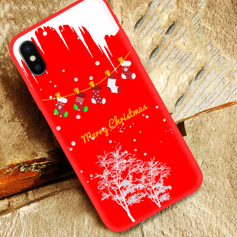 Silicone Snowflake Christmas Phone Case - Image 4