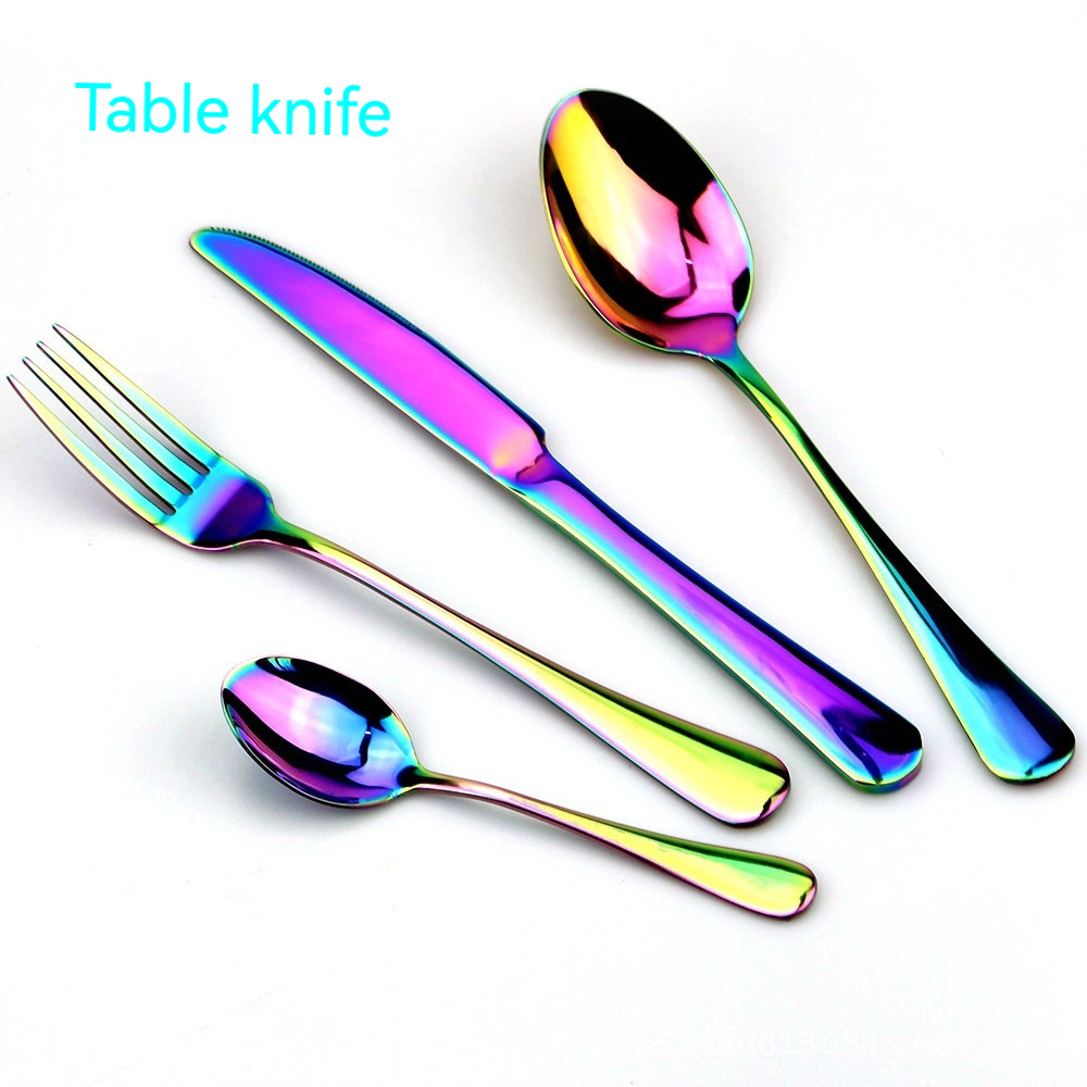 Stainless Steel Colorful Steak High-End Cutlery - Image 6