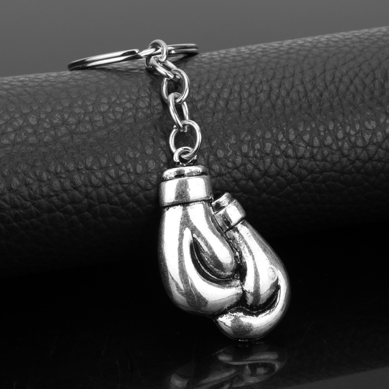 Boxing Gloves Metal Keychain Pendant - Image 6