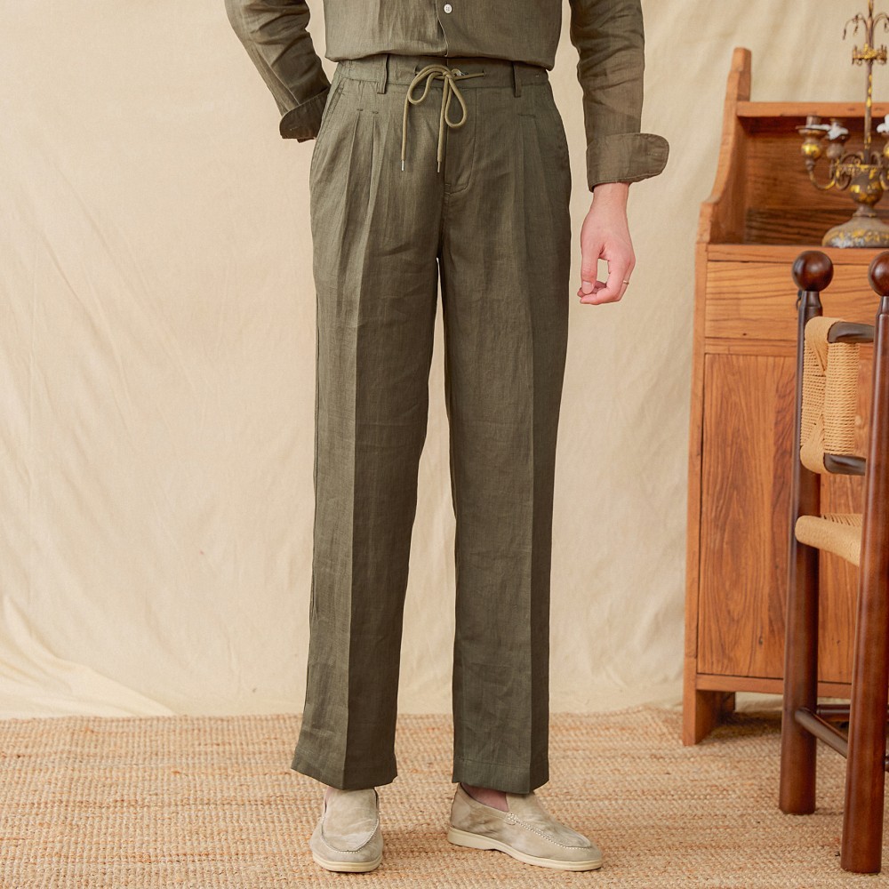 Casual Summer Elastic Waist Trousers For Men - Image 7