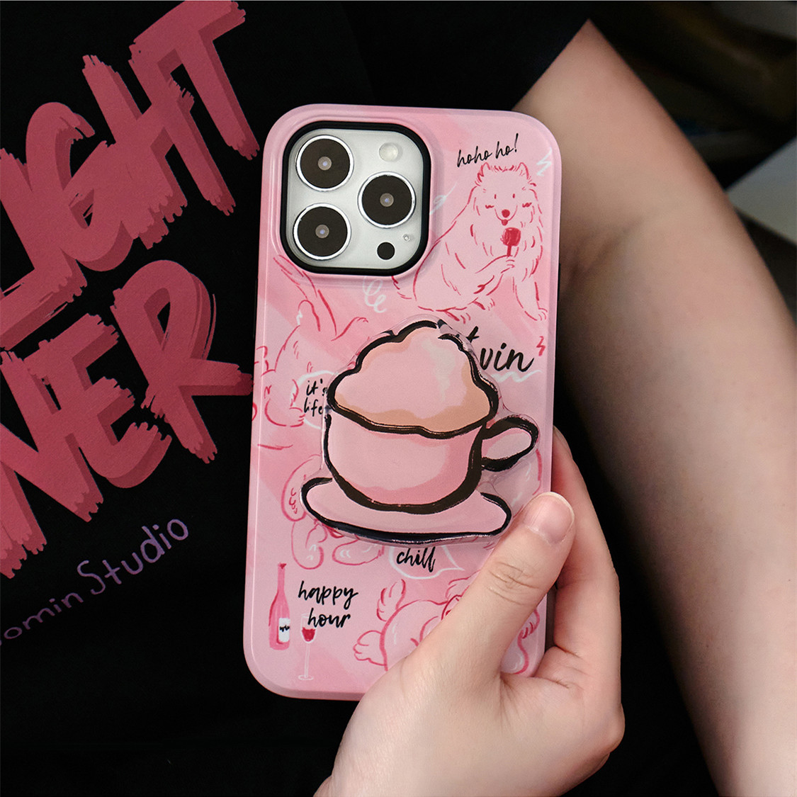 Fashion Cute Cat Print Phone Case