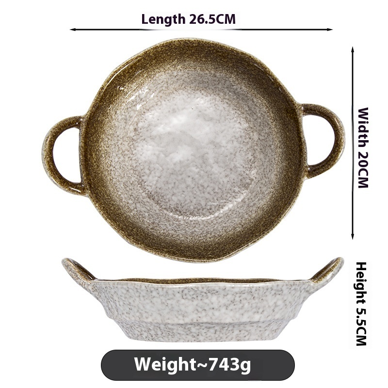 Large Vintage Ceramic Tableware Soup Plate - Image 9