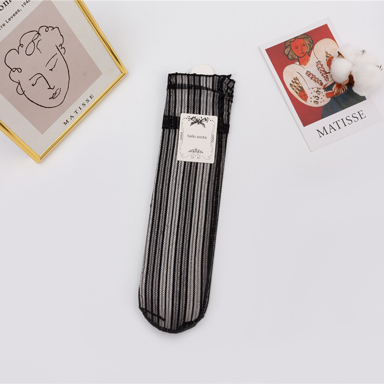 Japanese Mesh Bunching Women Socks - Image 4