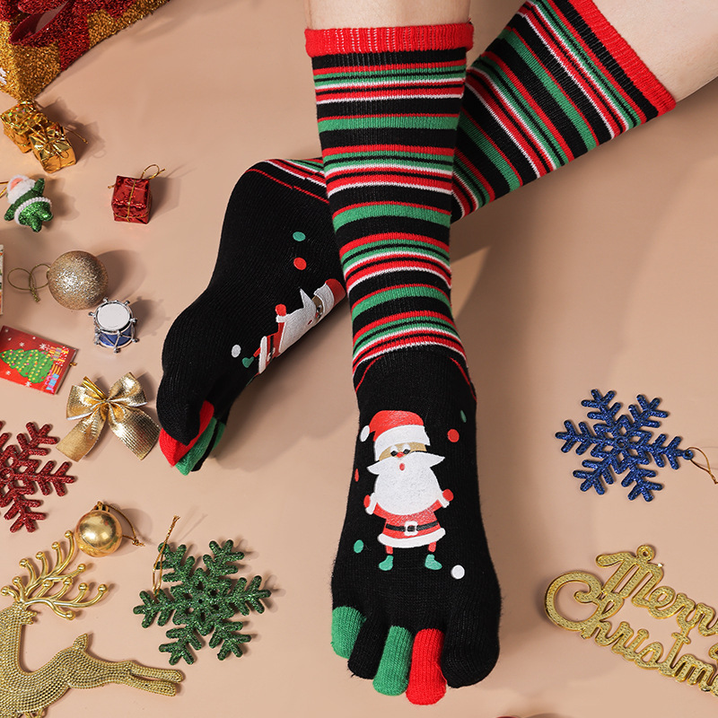 Cute Christmas Sweat-absorbent Split-toe Socks - Image 4