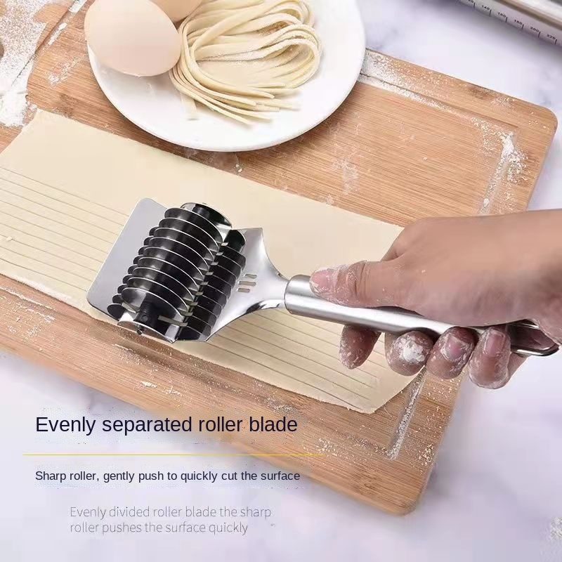Stainless Steel Manual Noodle Cutter Roller - Image 7