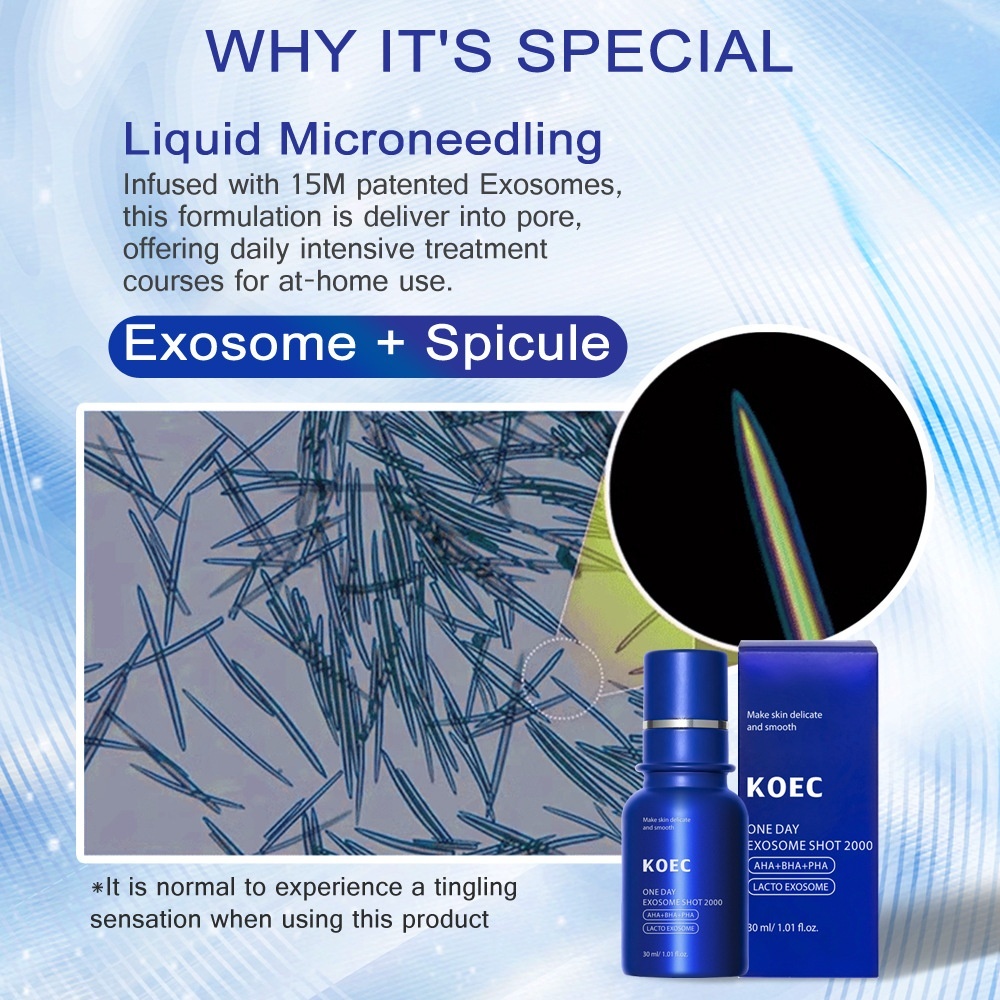 Blue Microneedle Serum For Clogged Pores