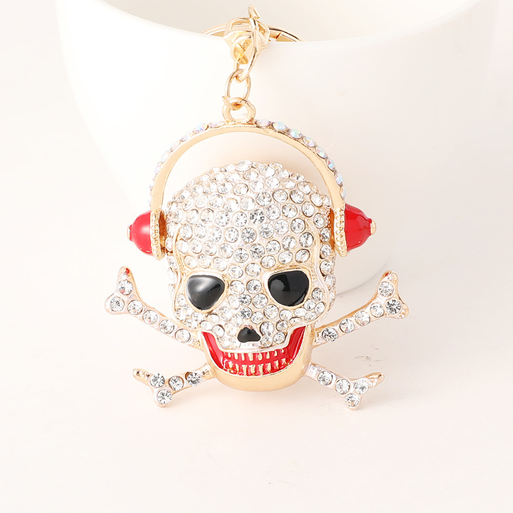 Creative Skeleton Car Keychain Pendant - Image 2