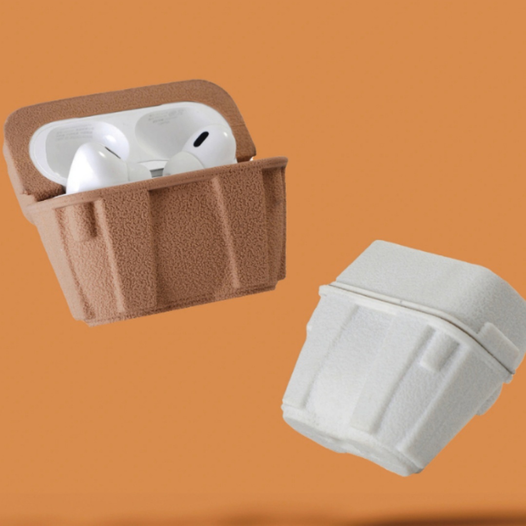 Soft-Shell Egg Carton Earphone Protective Case