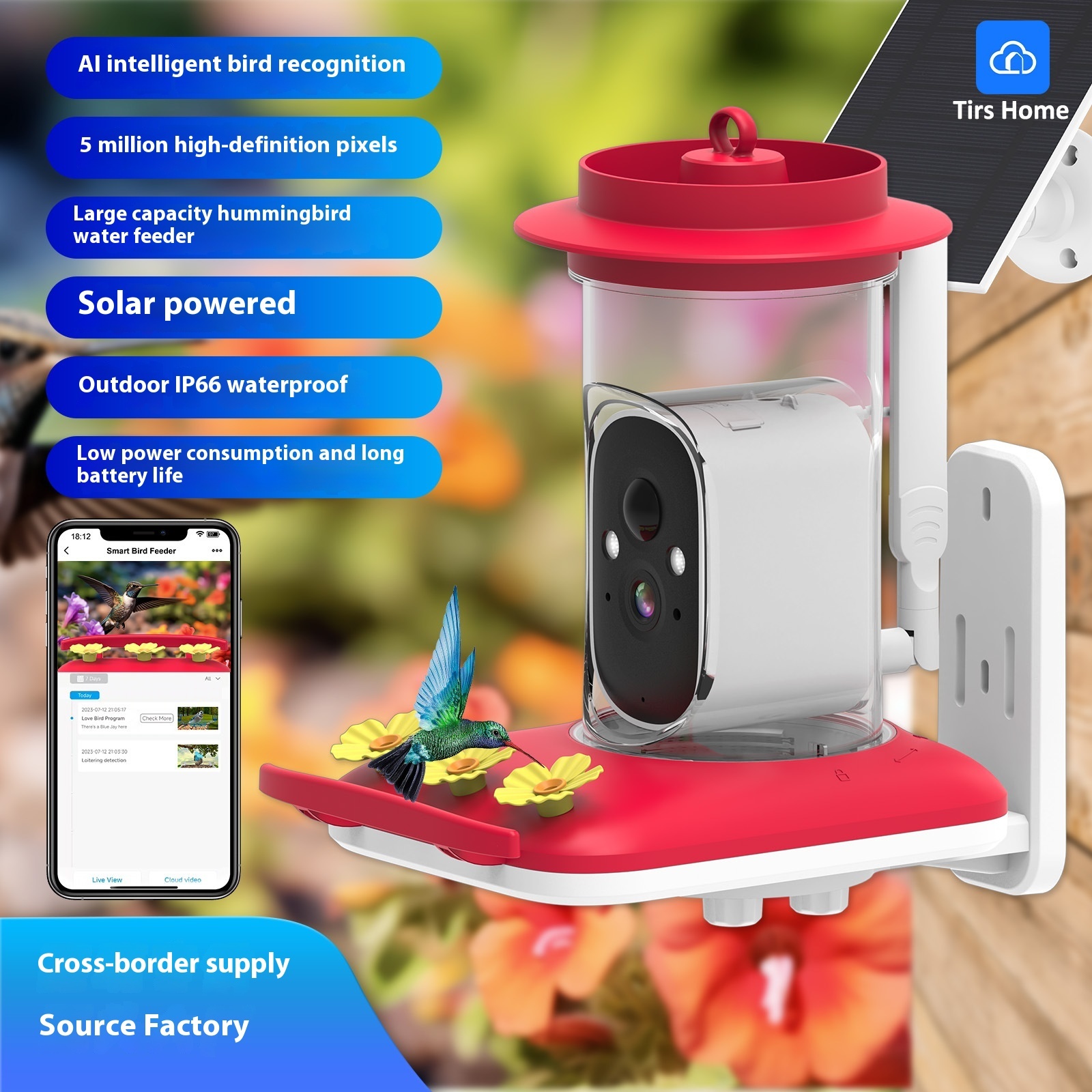 Intelligent Visual Hummingbird Water Feeder - Image 2