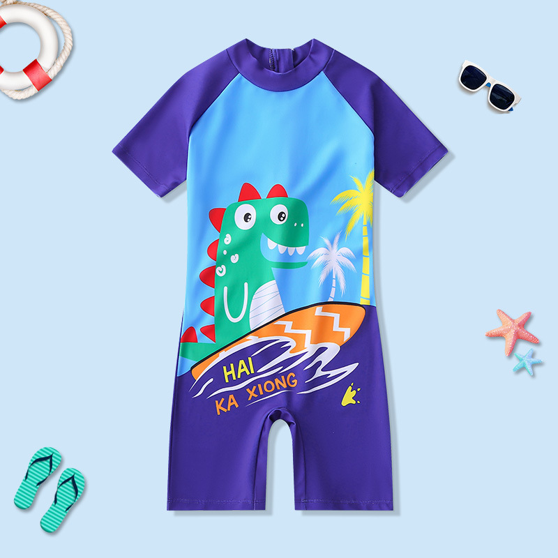 Children Sun Protection One Piece Swimsuit - Image 5