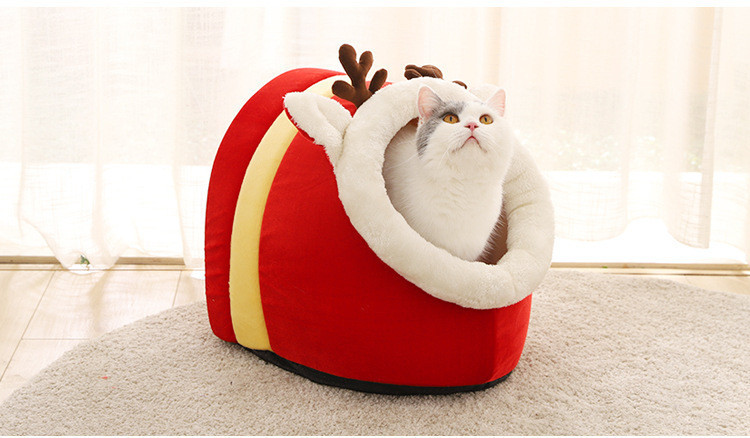 Fashionable Warm Christmas Snow Pet House - Image 2