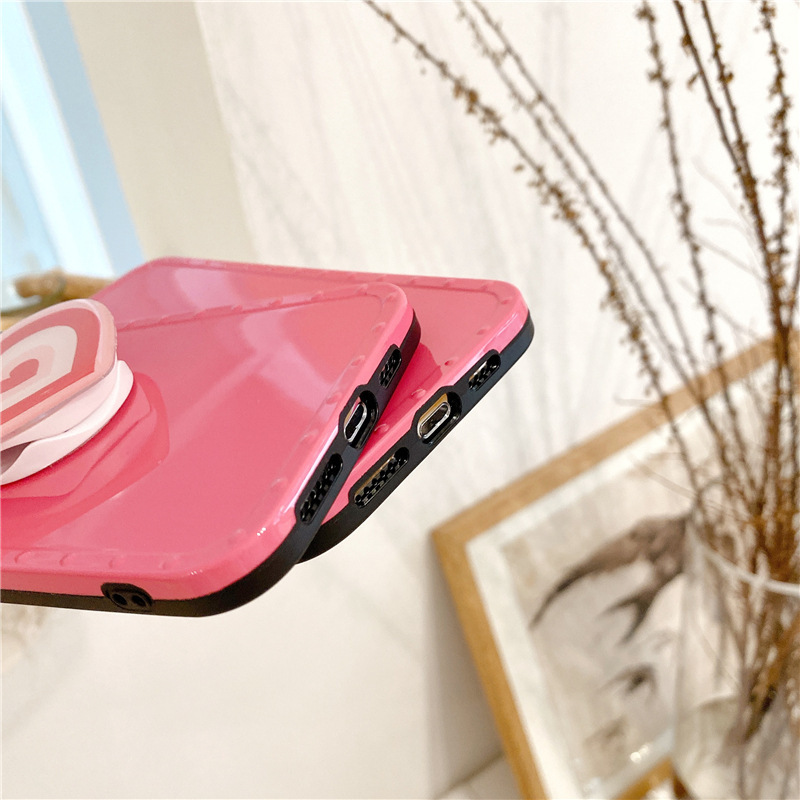 Polka Dot Love Bracket Phone Case - Image 3