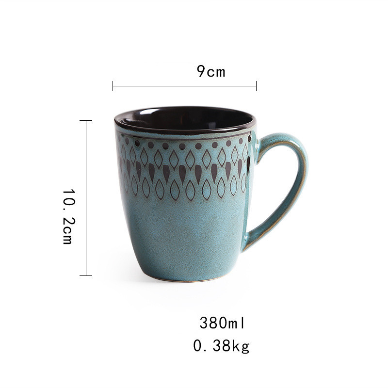 Ceramic Retro Household Bowls Plates Set - Image 2