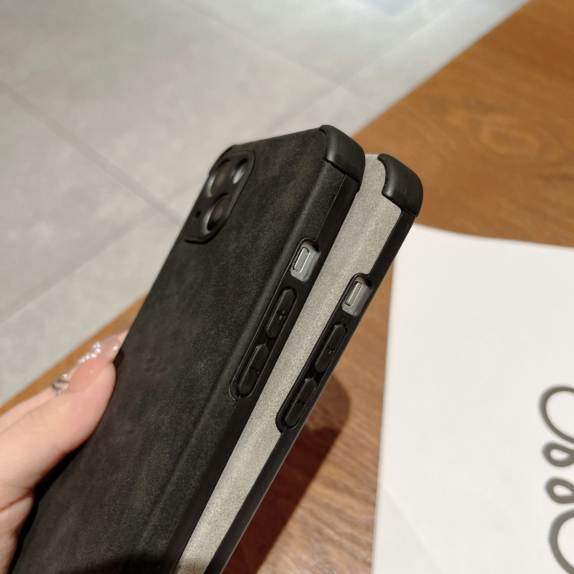 Lambskin Aura Sanding Mobile Phone Case - Image 3