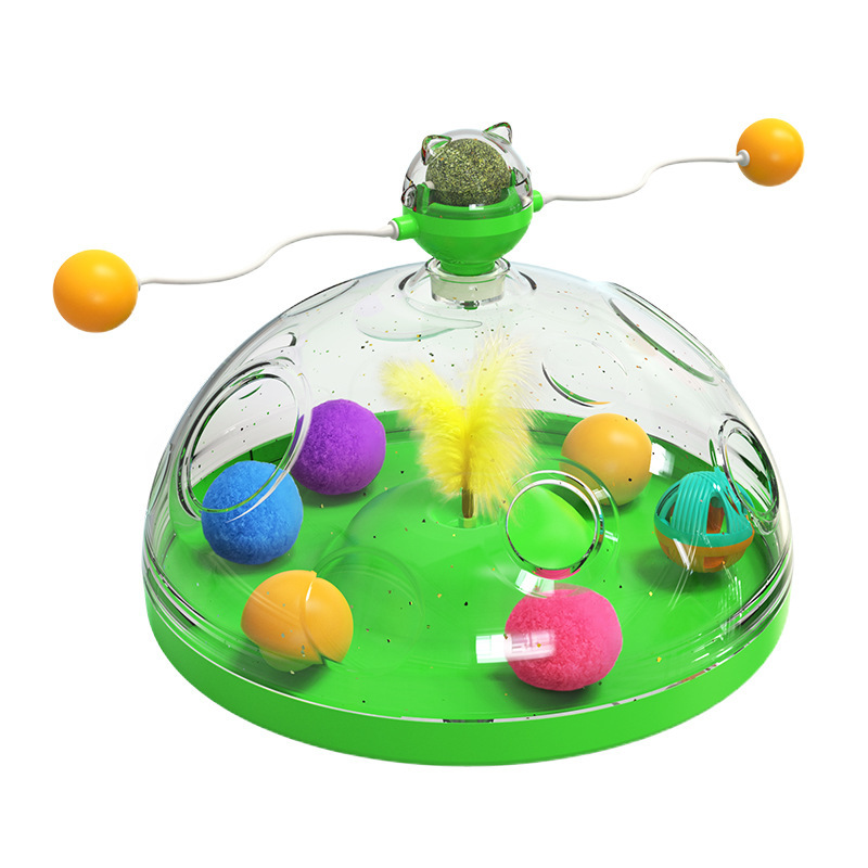 Multifunctional Turntable Funny Toy With Catnip - Image 8
