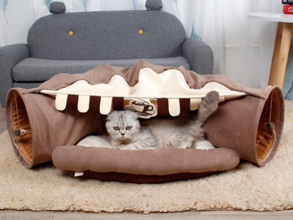 Interactive Pet Indoor Cats Collapsible Tunnel - Image 3