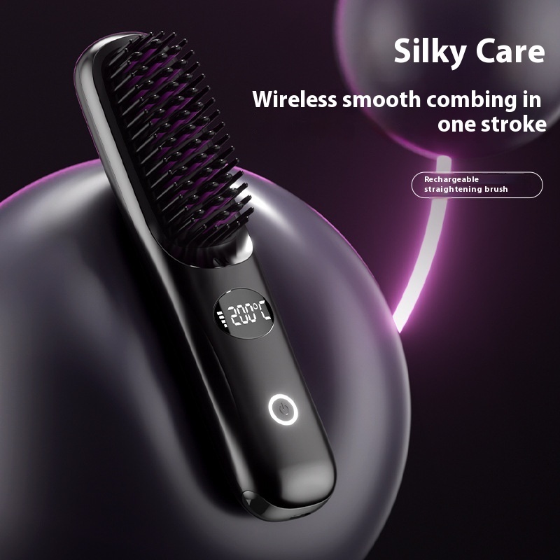 USB Ceramic LCD Heating Straight Comb - Image 5