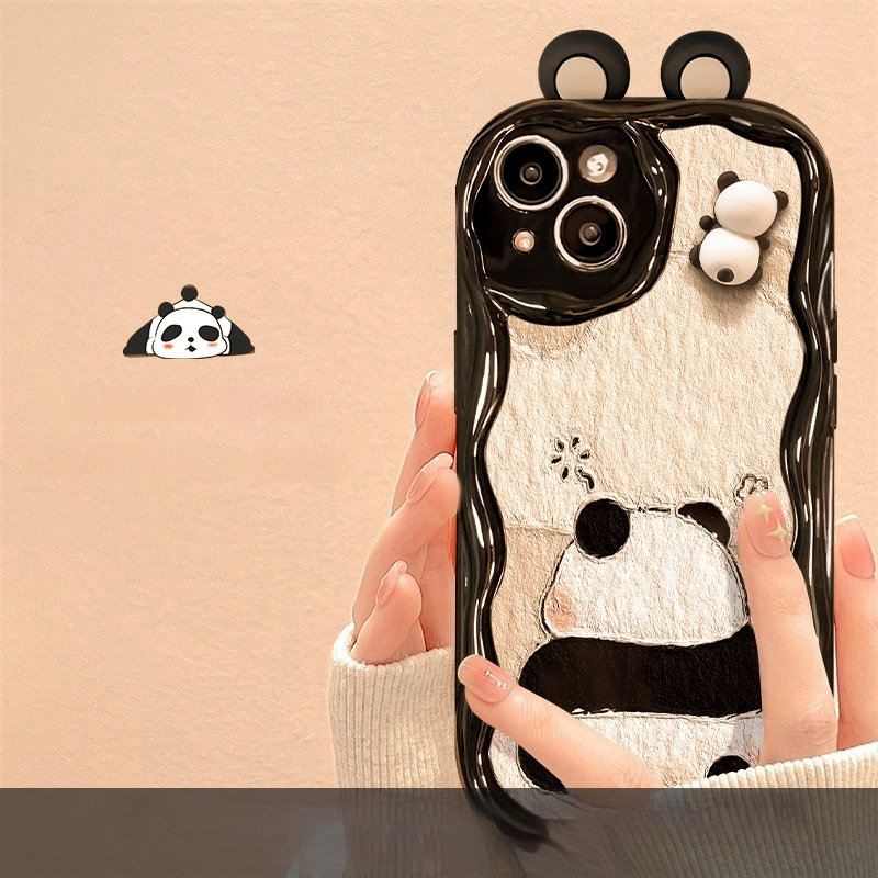 3D Cartoon Panda Doll Phone Case - Image 2