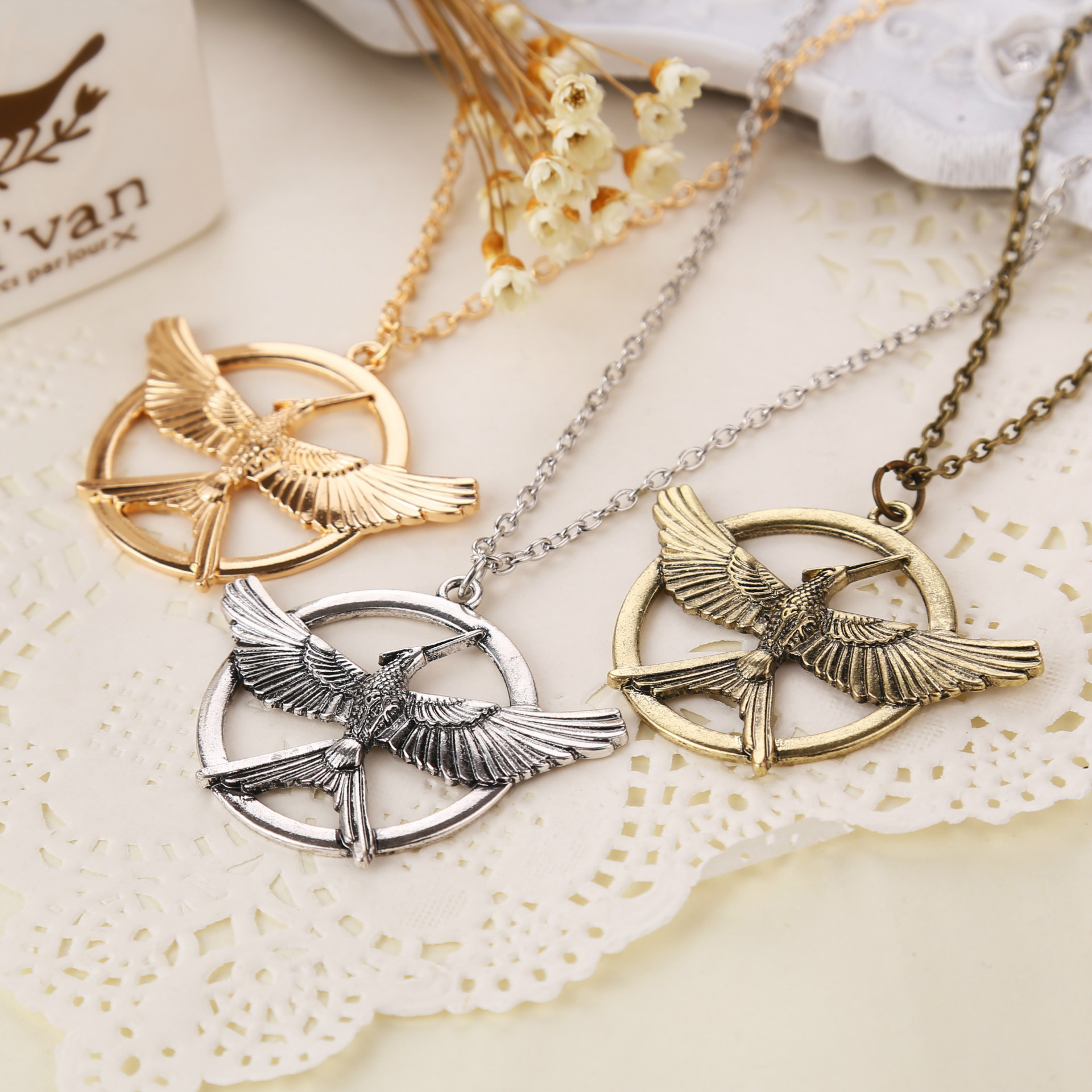 Mockingjay Animal Necklace
