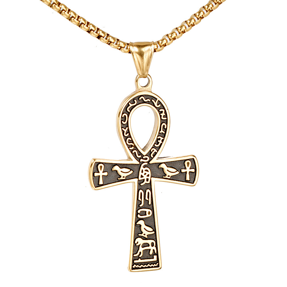 Stainless Steel Cross Pendant Necklace - Image 7