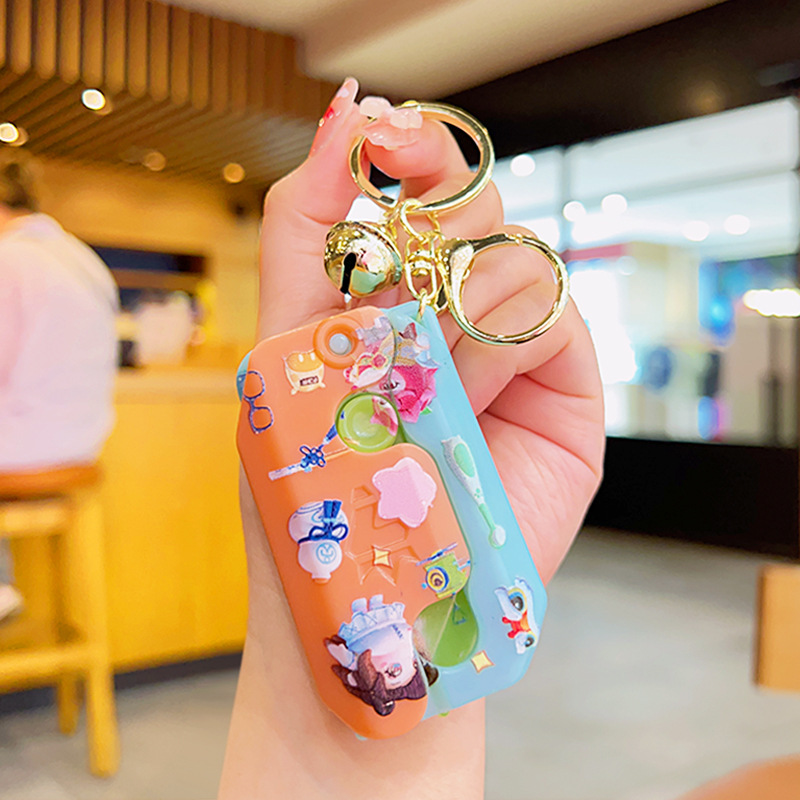 Luminous Cartoon Radish Knife Keychain - Image 2
