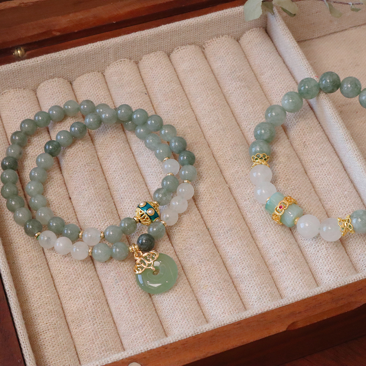 Safety Crystal Hollow Pendant Bracelet - Image 2