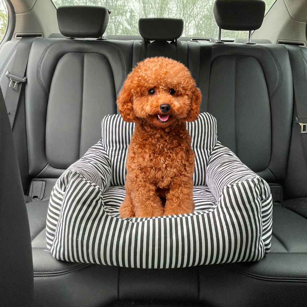 Pet Sofa Bed Car Striped Nest